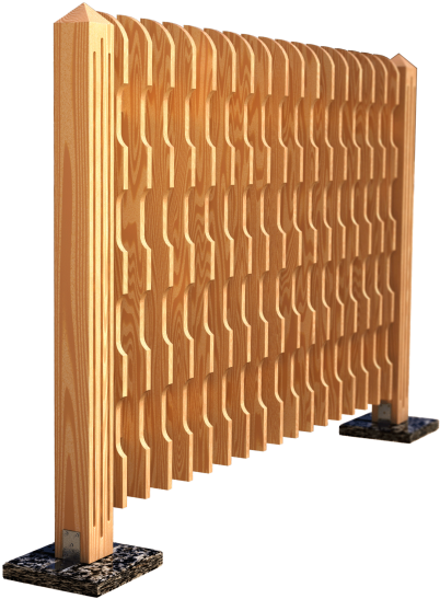 Decorative Garden Fence Panels - Panel Painting (600x600)