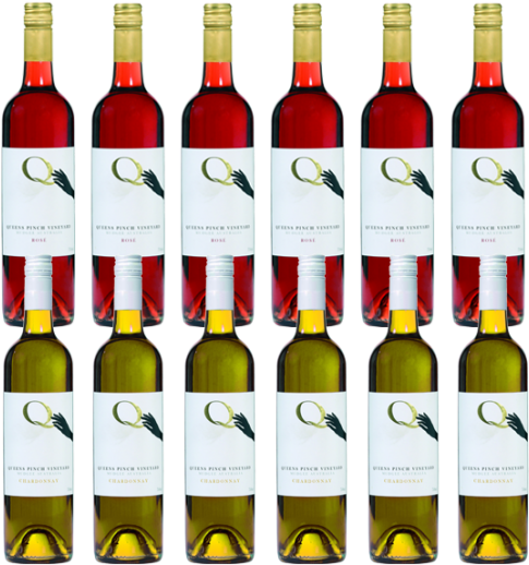 Queens Pinch Rose And Chardonnay Mixed - Glass Bottle (500x800)
