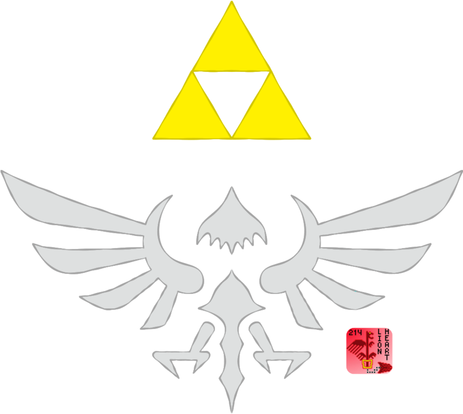 Hylian Symbol Skyward Sword By Lionheart214 - Zelda Skyward Sword Symbol (900x872)