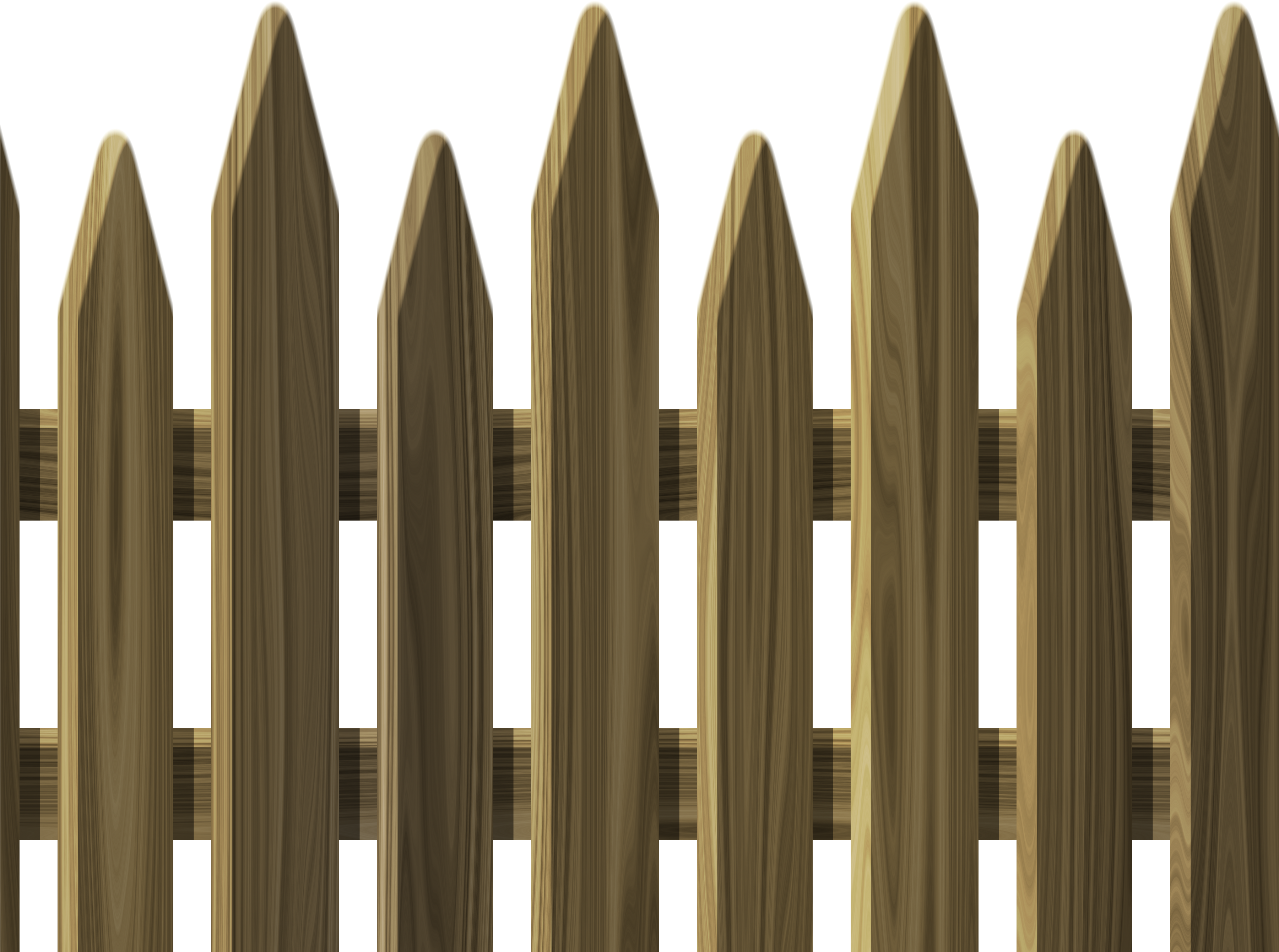 Wooden Samples Pictures Png Images - Picket Fence (3600x3600)