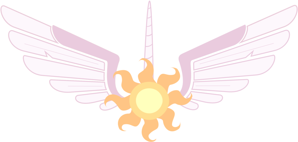 Celestia-symbol By Isegrim87 - Princess Celestia Cutie Mark (1024x512)