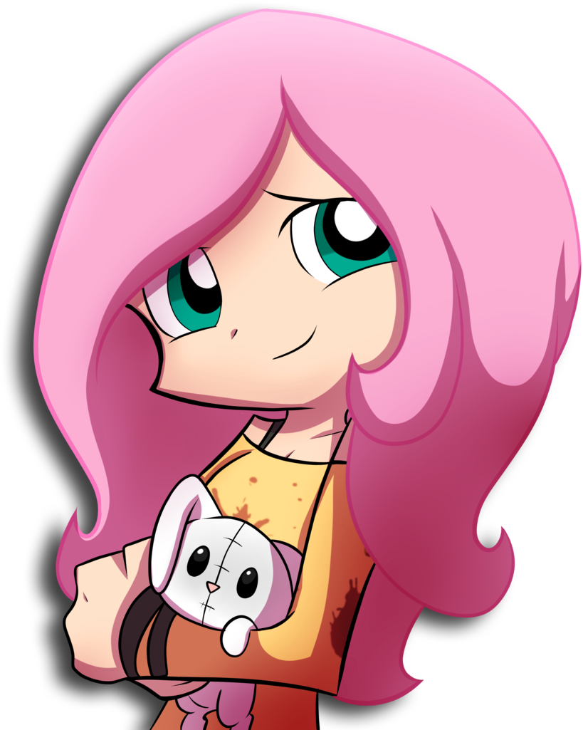 Fluttershy By Fj-c - Fluttershy Human Panty And Stocking (1024x1024)