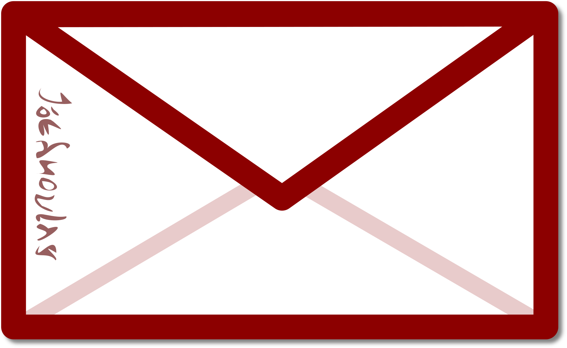 Big Image - Red Outlined Envelope (2400x1459)