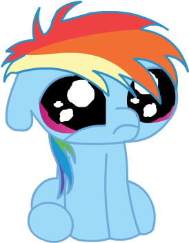 Crying Rainbow Dash By Keanno-d49w8t2 - Baby Rainbow Dash Gif (550x400)