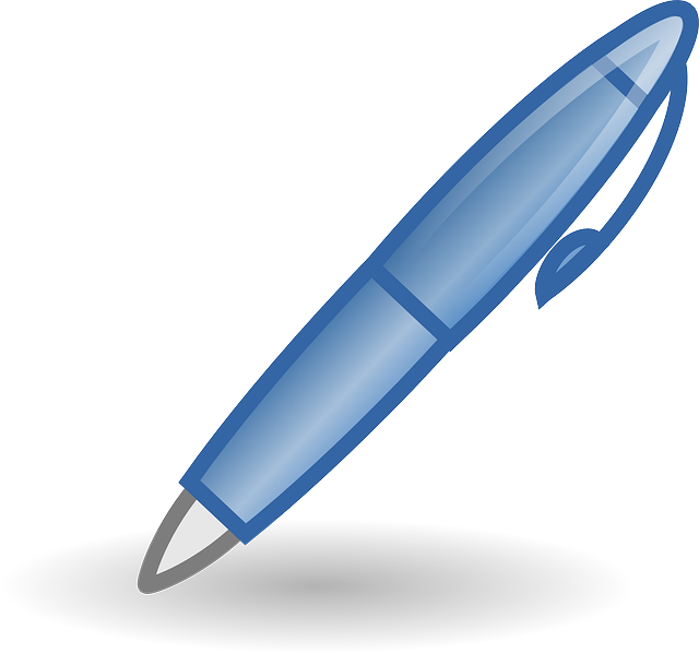 Pen Clipart Gambar - Pen Clip Art (640x598)