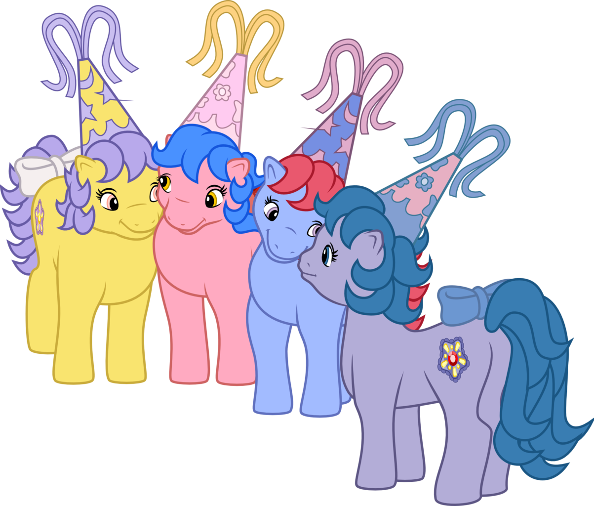 Jeatz-axl, G1, Princess Primrose, Princess Royal Blue, - My Little Pony G1 Princess Ponies (1203x1024)