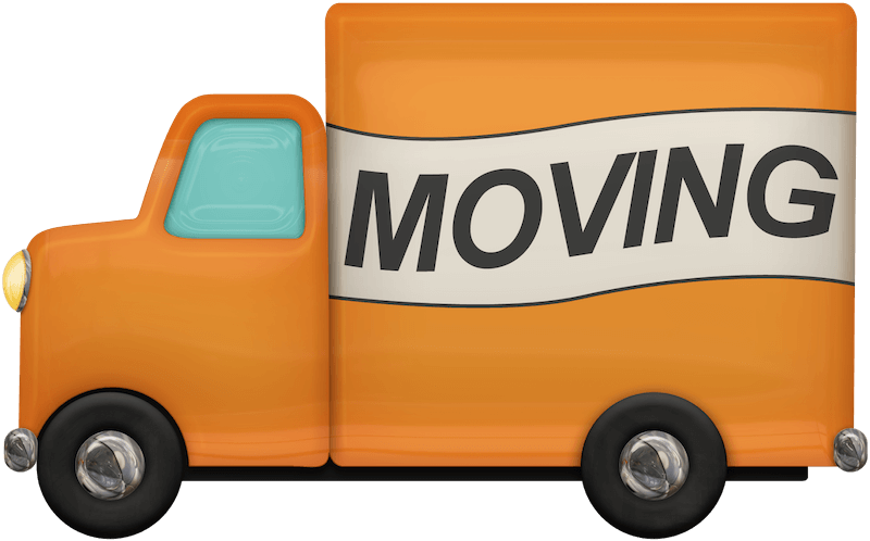 Move Clipart Removal Van - Moving Van Clipart (1600x996)