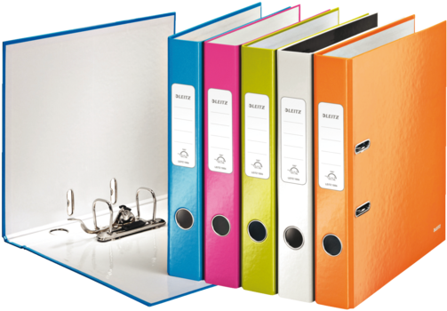 Kantoor Opvrolijken Met Leitz - Leitz 180 Wow A4 50mm Lever Arch Pk10 (640x480)