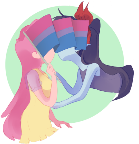 Apparently It's Pride Month Well, I'll Take Any Excuse - Marceline The Vampire Queen (500x507)