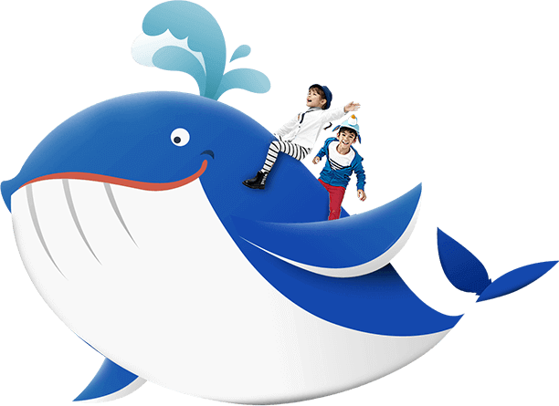 Whaley - ปลาวาฬ การ์ตูน Png (612x445)