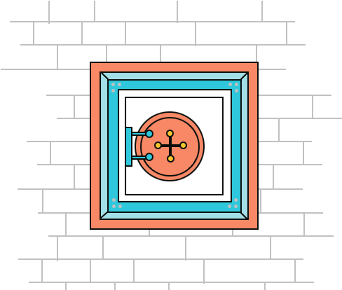 Bank-level Security - - Circle (550x413)