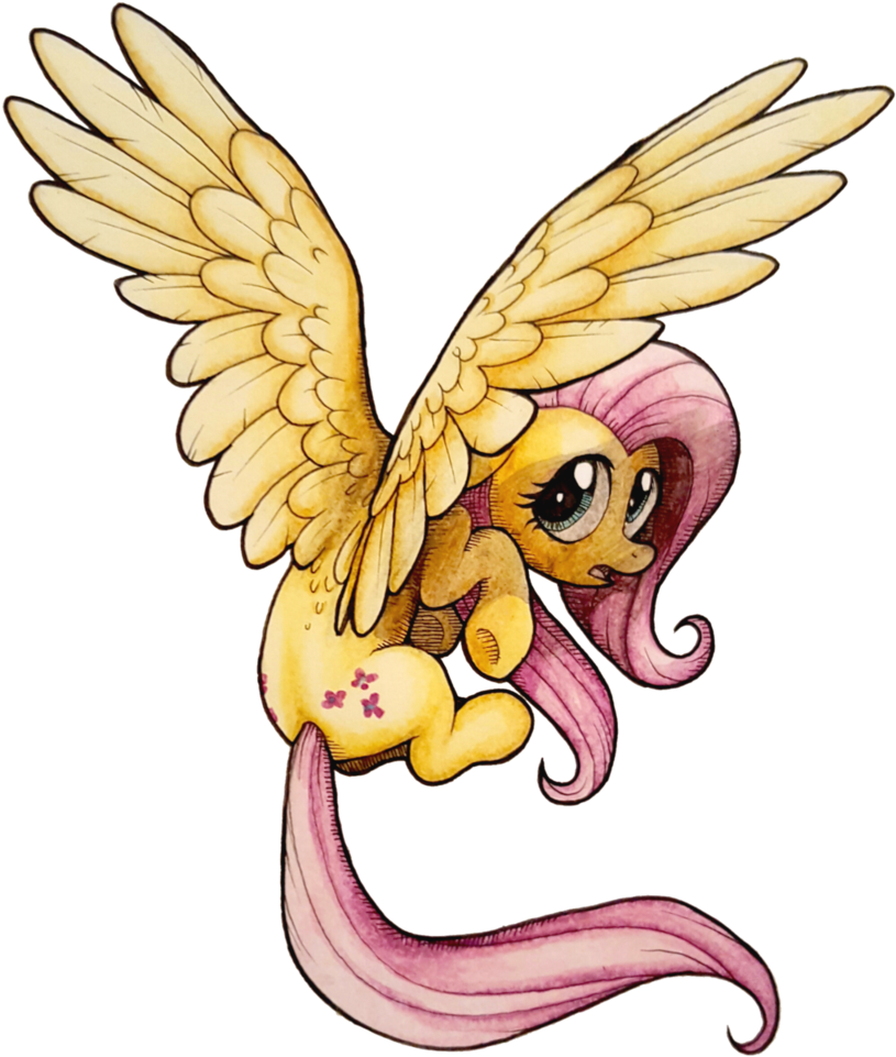 Fluttershy Copic Markers By Wingedwolf94 - Copic Markers Mlp (821x973)