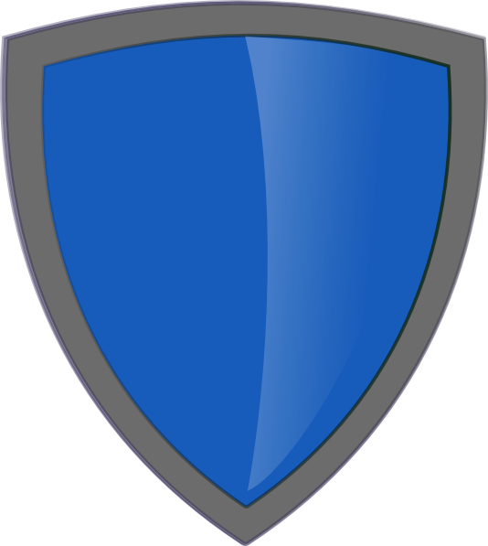 Security Shield Clipart - Shield Clipart Transparent Background (534x597)