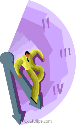 Business Concepts, Time Slipping Away Royalty Free - Graphic Design (291x480)