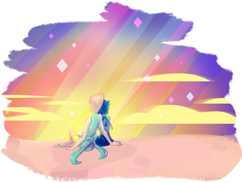 Posting This Here, Too~ I'm Finally Working On Backgrounds, - Gemstone (500x404)