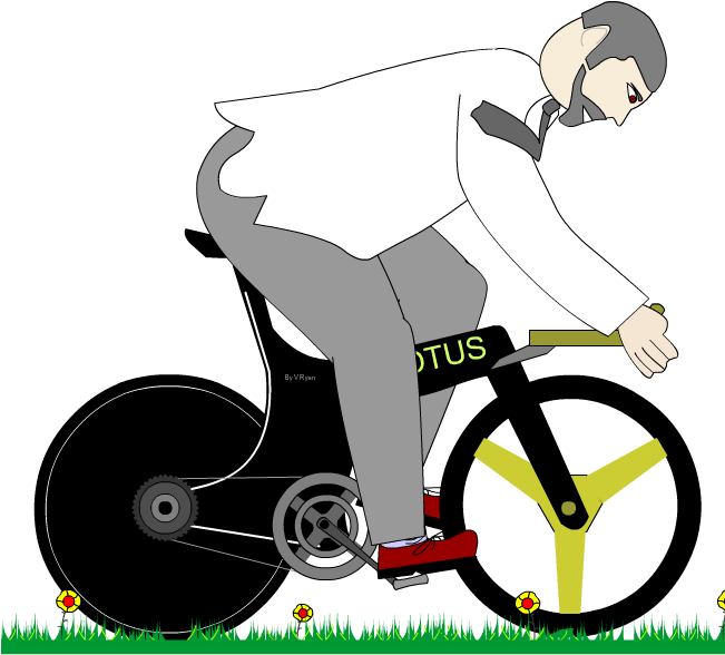 When The Pedal Is Revolved The Chain Pulls Round The - Clip Art (650x600)