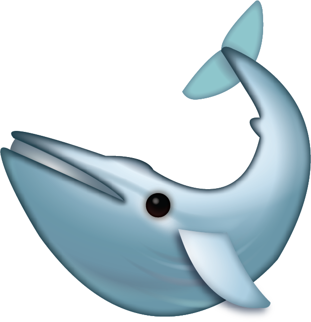 Cute Happy Kawaii Sea Creature Life Animal Cartoon - Whale Emoji Png (630x652)