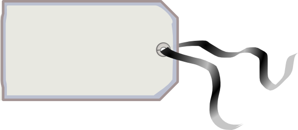 Tag Clip Art - Beyaz Fiyat Etiketi Png (600x261)