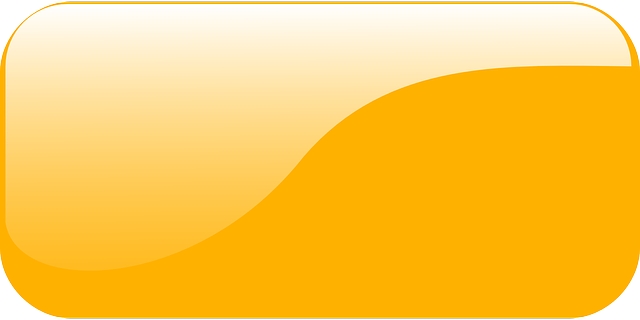 Orange Icon, Glass, Rectangular, Glossy, Button, Gui, - Button Png (640x320)