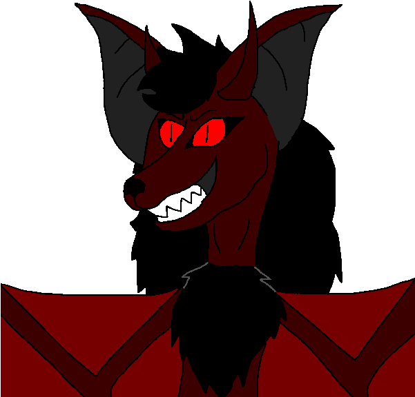 Devilmoon's Flying Fox Form By Darkmoontekaplant - Illustration (600x600)