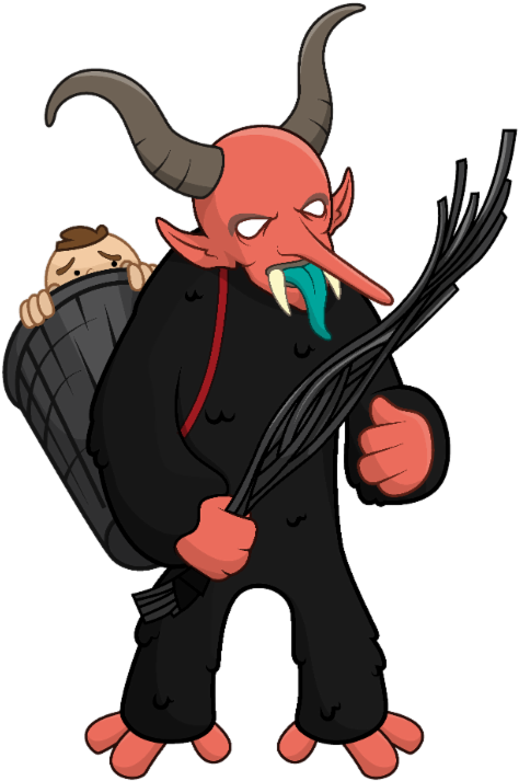 Contemporary Krampus Is In Bookstores On October 21st, - Cartoon (571x800)
