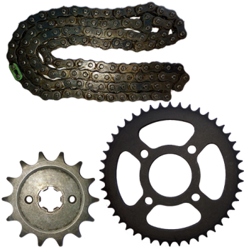 Kit Sprocket Chain - Truvativ Racing Team Bmx Crankset 41t 180mm Black (350x350)