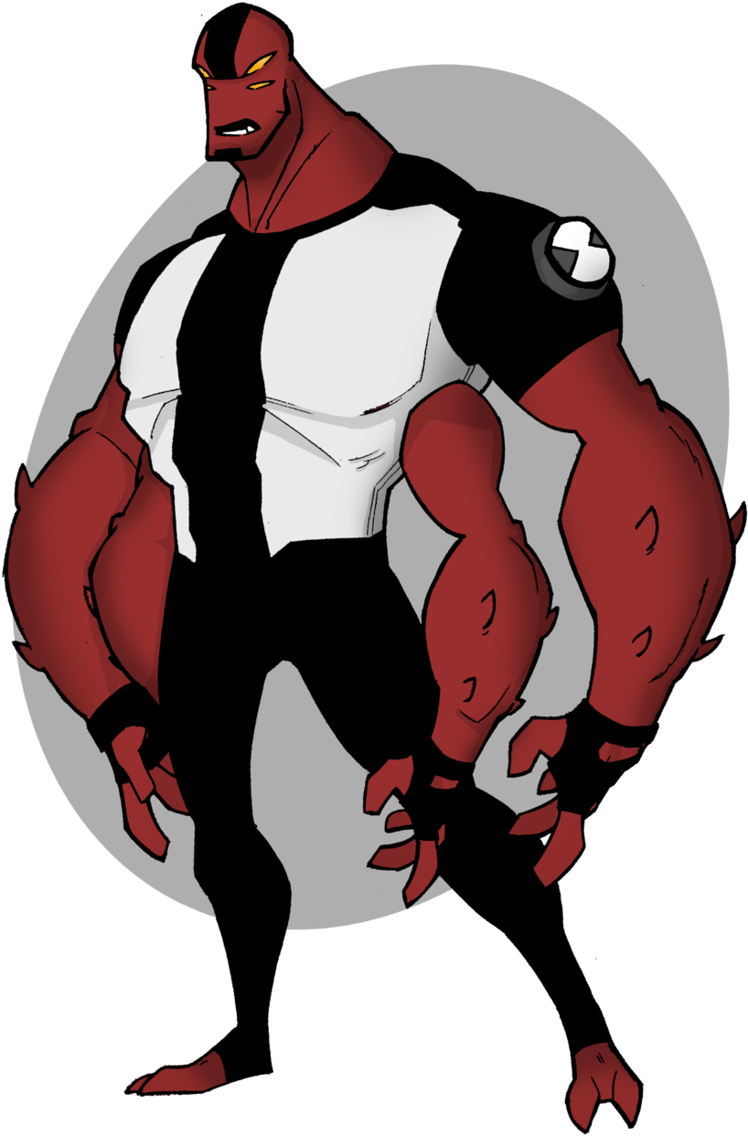 Four Arms Vilgax Ben 10,000 Cartoon - Four Arms (1024x1365)