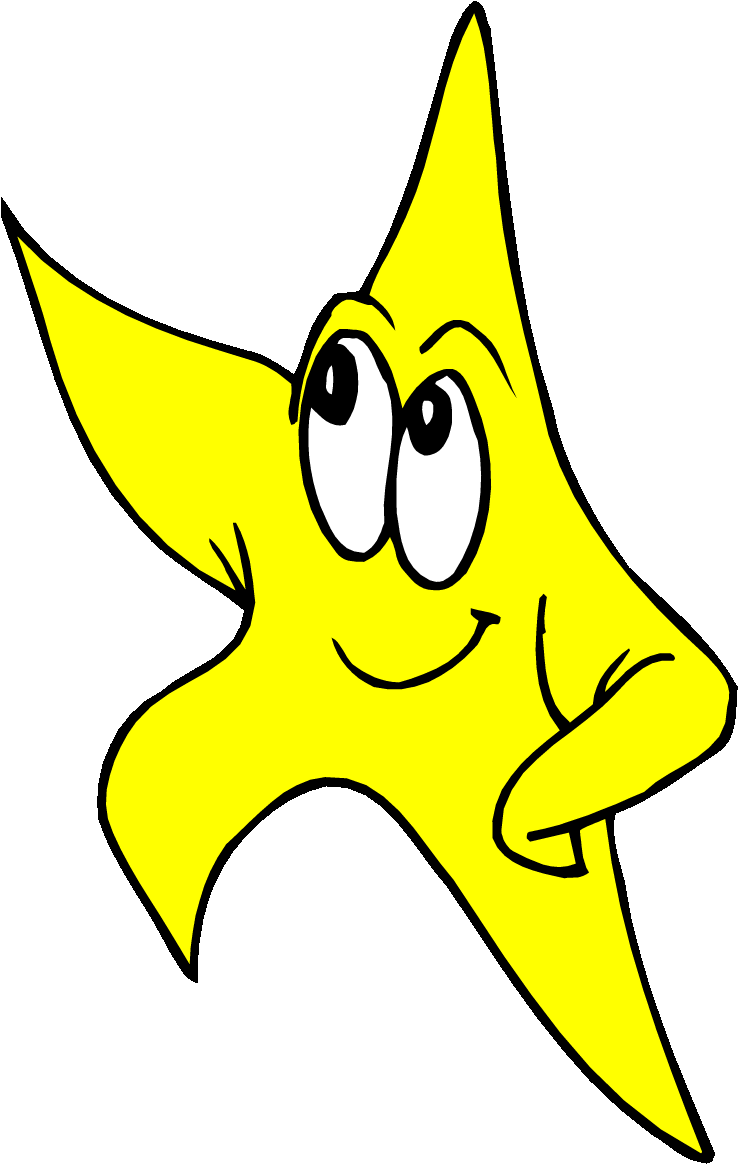 Star Clipart Smile - Touch A Star [book] (750x1171)