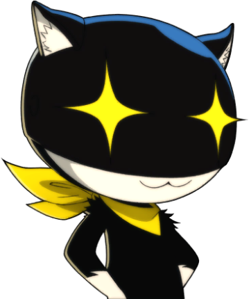 P5 Portrait Of Morgana With Star Eyes - Morgana Portrait Persona 5 (359x430)