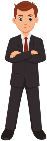 Businessman Profession Cartoon - Businessman Cartoon Png (512x512)