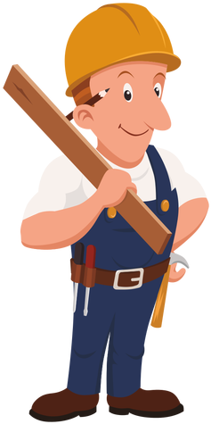 Teacher Cartoon Clip Art - Carpenter Cartoon (512x512)