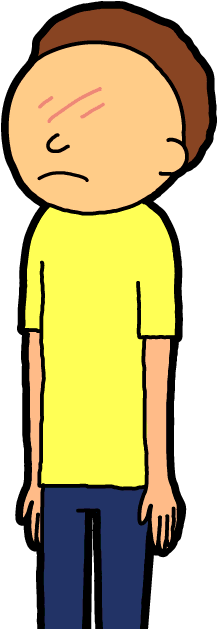 No Eye Morty - Pocket Mortys Morty Normal (300x650)