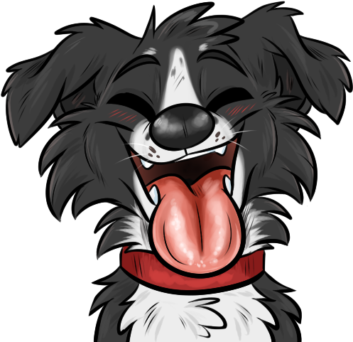 Fox On Twitter - Border Collie Fursuit Art (512x512)