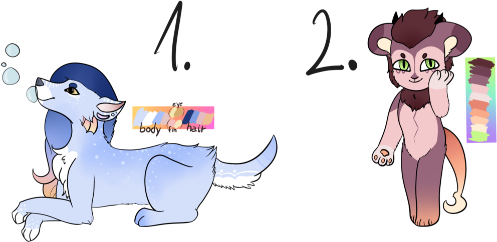 Adopts Open 1/2 By Bolkadumdum - Cartoon (1153x692)