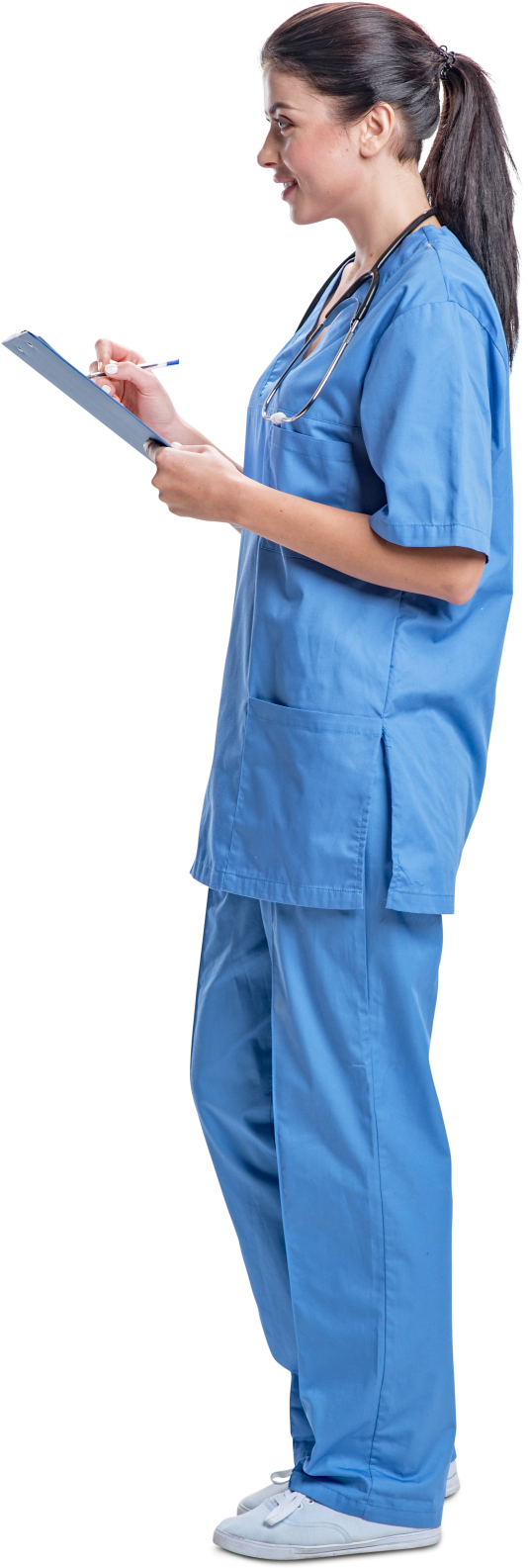 Cut Out Woman Doctor Nurse, Professions And Services - Nurse Cut Out (539x1600)