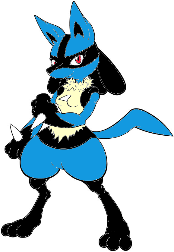 Female Lucario By Princess-selia - Female Lucario (600x857)