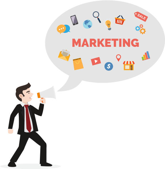 Social Media Marketing - Vector Graphics (600x600)