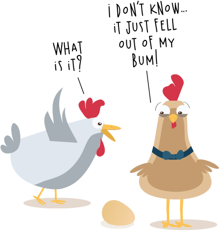 Eggs Pretty Amazing Little Parcels Of Awesomeness - Chicken (487x500)