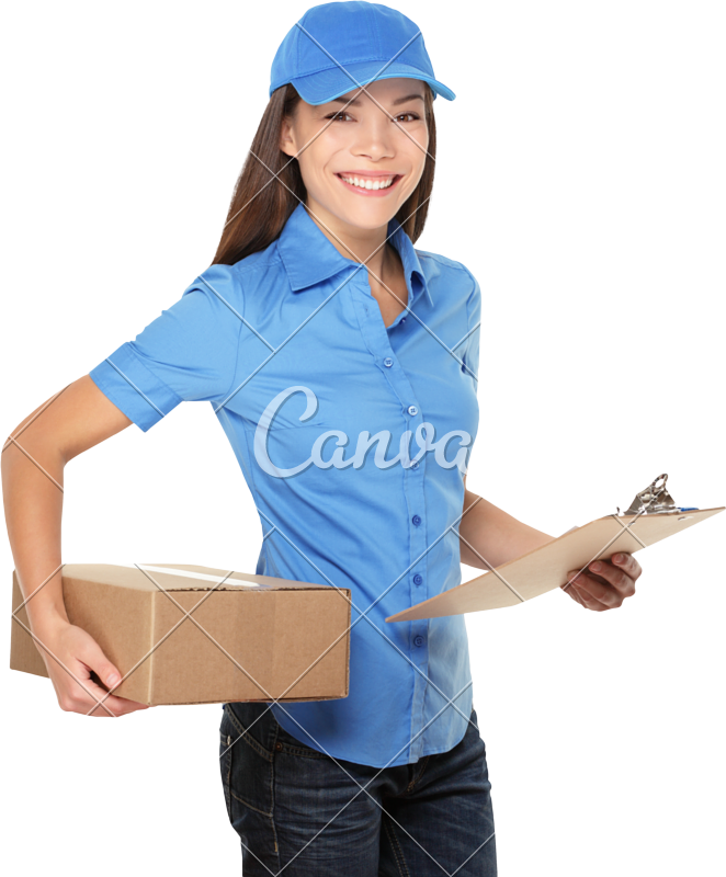 Delivery Person Delivering Package - Weksi 3.5 Inches Tft Lcd Screen Digital Door Peephole (662x800)