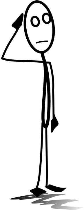 Confused Stick Figure - All I Need For Christmas Is You Card (360x720)
