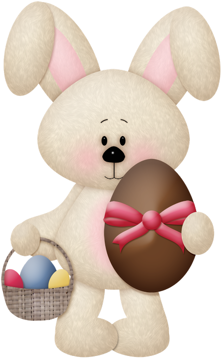Conejos Pascua Ilustraciones Tarjetas Decoupage - Conejos De Pascua Tarjetas (445x720)