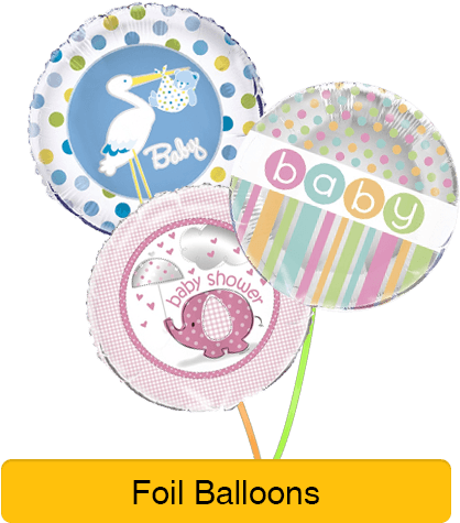 Baby Shower Decorations For Girl - 18" Foil Stork Boy Baby Shower Helium Balloon (500x500)