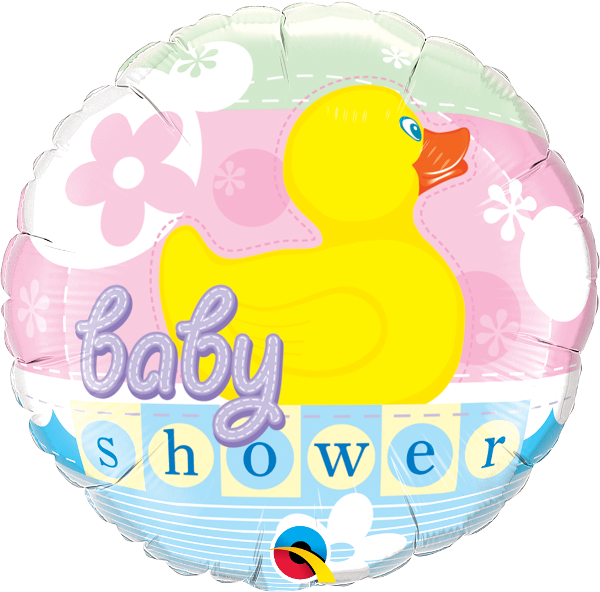 Qualatex 18 Inch Baby Shower Rubber Duckie Balloon (600x592)