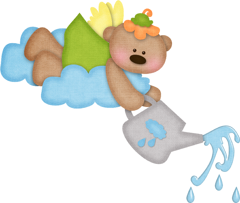 Frutas, Flores, Osos, Botones, Marcos, Lazos, Cintas - Teddy Bear (784x664)