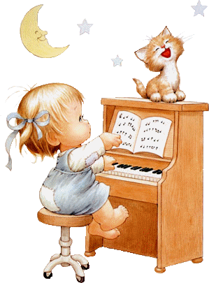 Decoupage Art - Gif Animados De Pianos (299x405)