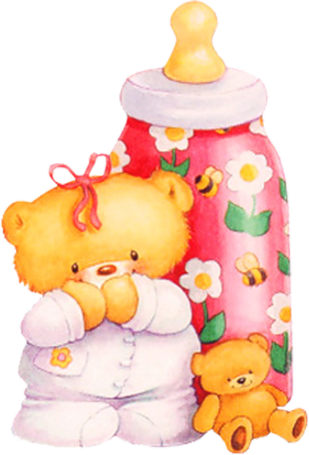 Bears For Baby Shower Printable - Dibujos De Ositos Para Bebes (340x500)