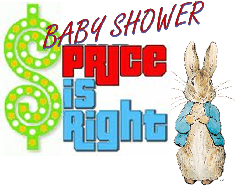 Price Is Right Baby Shower Template - Price Is Right Game (777x699)