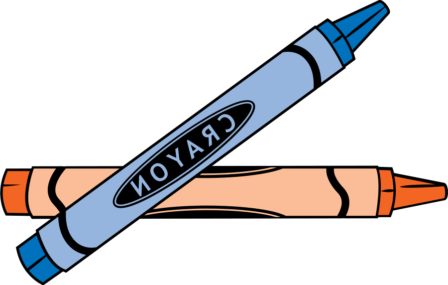 Crayon Clip Art - Clip Art (900x572)
