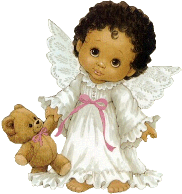Decoupage - Baby Angels Clipart (367x390)