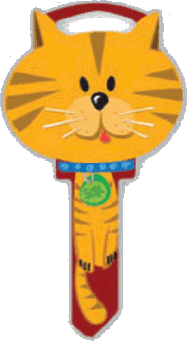 Cat House Keys - Lucky Line Key Shapes, Key Blank Cat B115s (415x735)